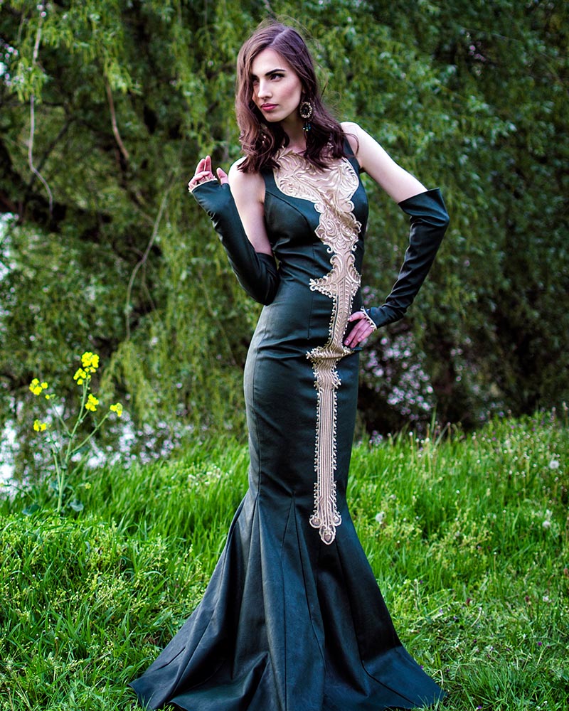 danijela bozic beutiful model in black suite